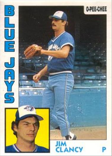 1984 O-Pee-Chee Baseball Cards 337     Jim Clancy